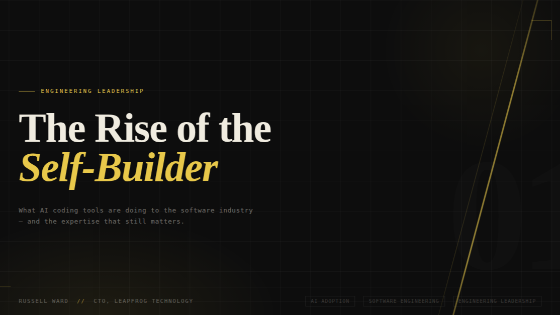The Rise of the Self-Builder